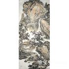 熊润忠 秋山草堂 类别: 国画山水作品